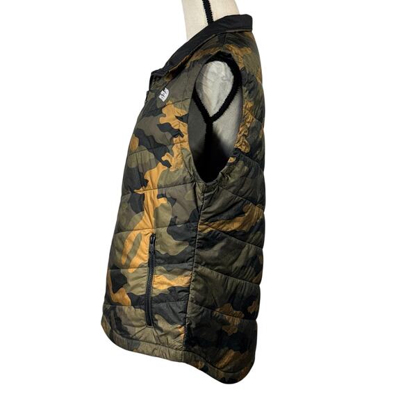 North Face Womens Large Tamburello Vest Camo Full-Zip Pockets Mid-Layer Drop Hem - Picture 7 of 11